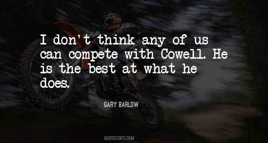 Can't Compete Quotes #92992