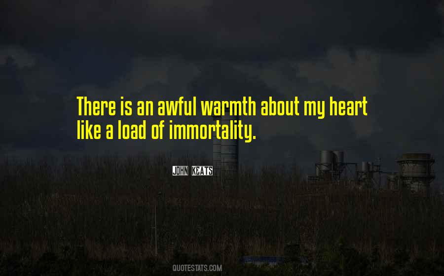 Warmth Of Heart Quotes #1126926