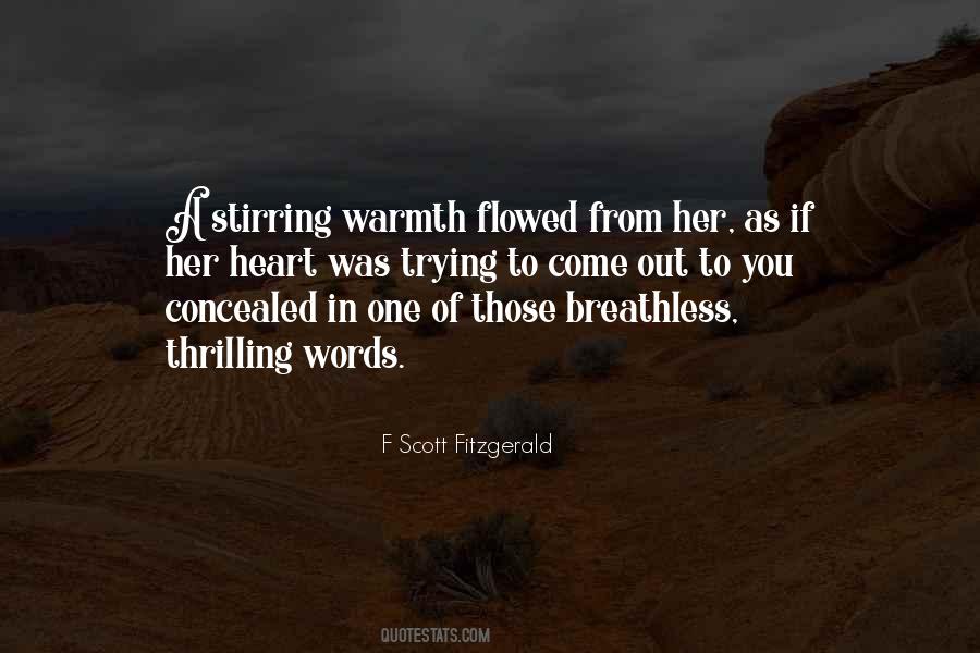 Warmth Of Heart Quotes #1659633