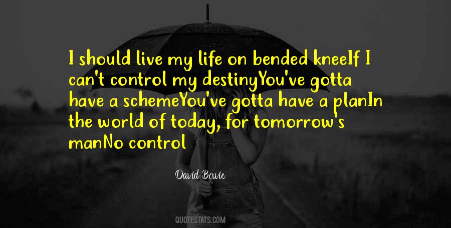 Can't Control My Life Quotes #1610447