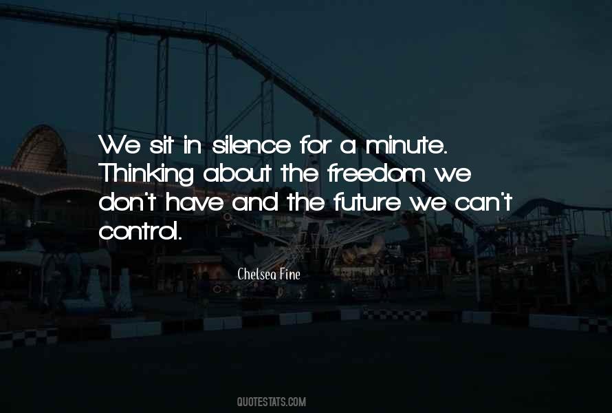 Can't Control The Future Quotes #140959