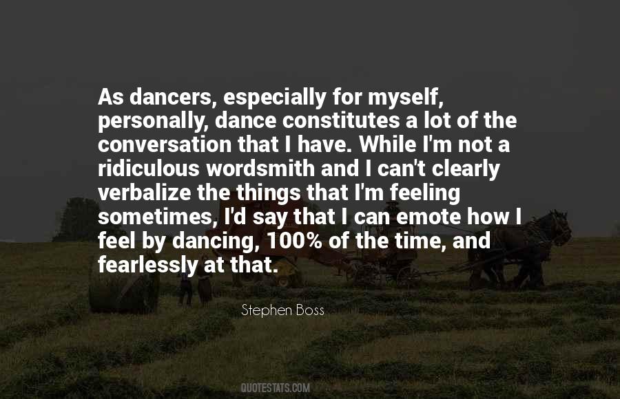 Can't Dance Quotes #20806