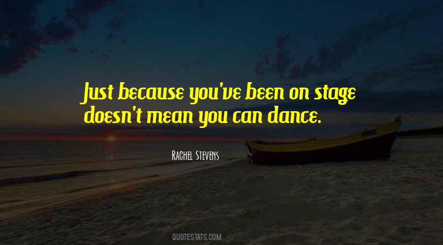 Can't Dance Quotes #272711