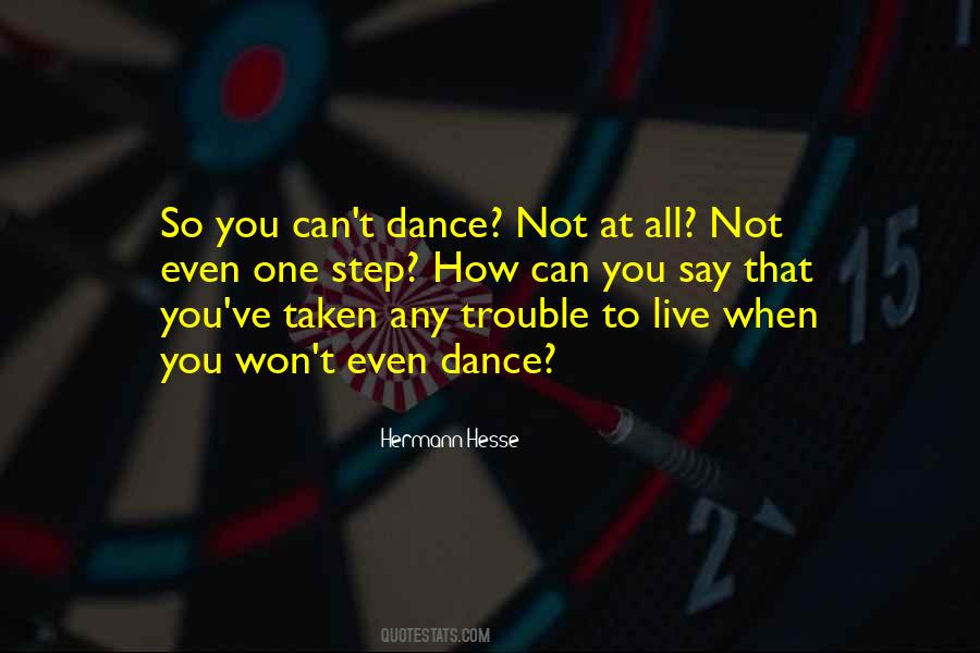 Can't Dance Quotes #50425