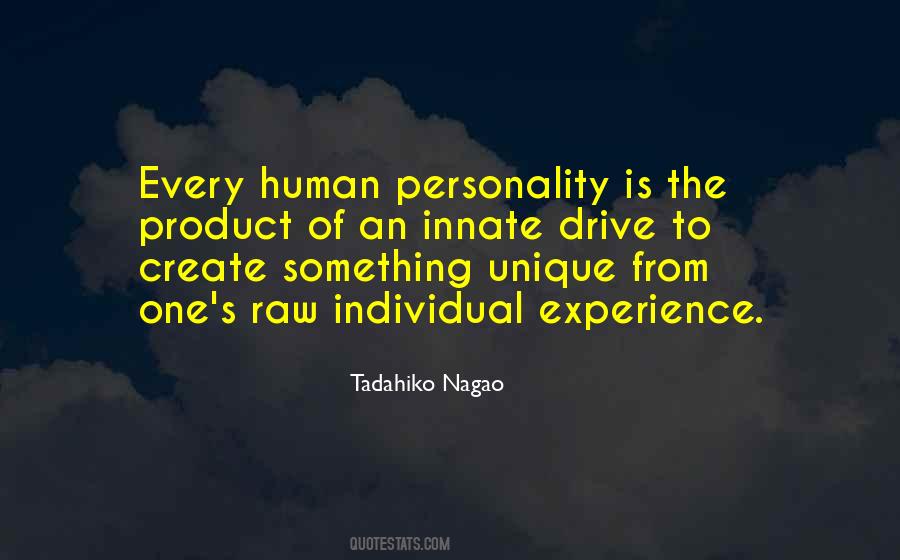 Individual Experience Quotes #907439