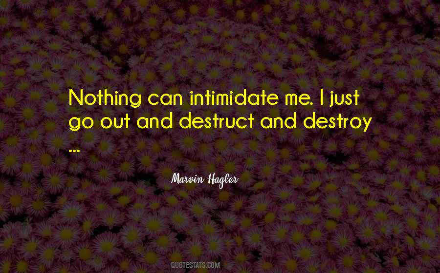 Can't Destroy Me Quotes #849332