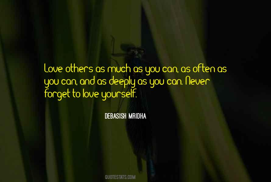 Can't Forget You Love Quotes #1145434