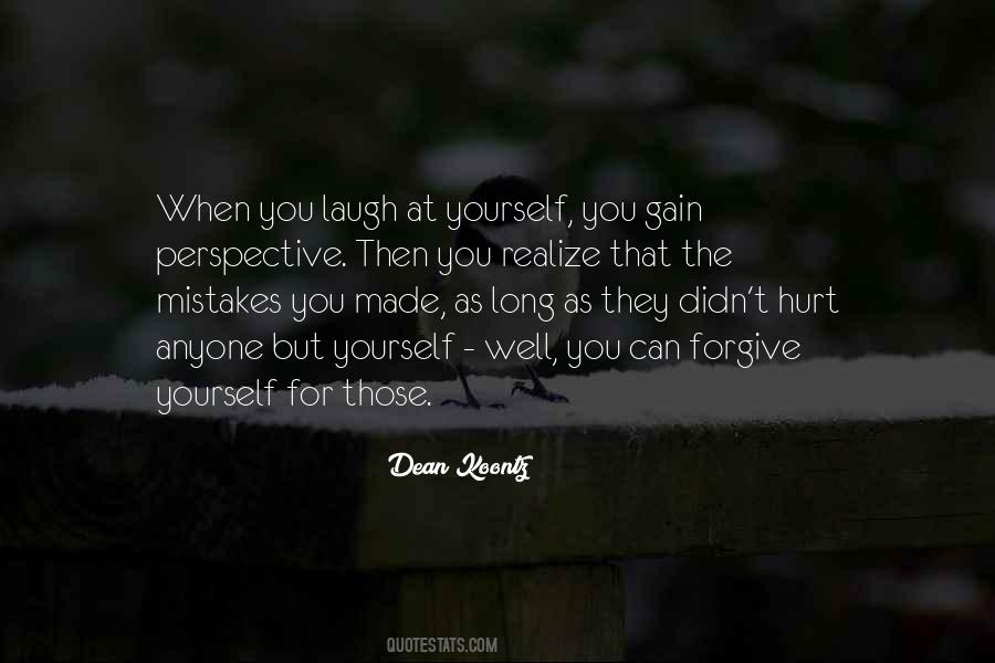 Can't Forgive Yourself Quotes #1359134