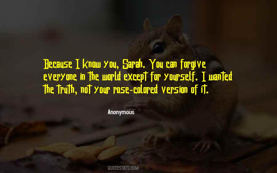 Can't Forgive Yourself Quotes #245125
