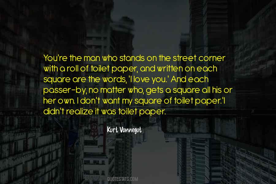 Corner Of The Street Quotes #1183474