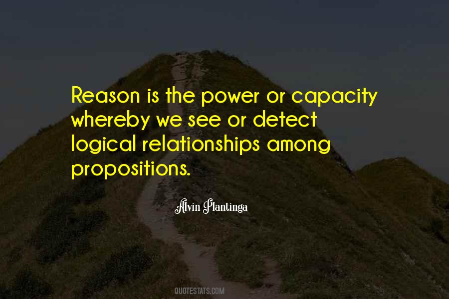 Quotes About Logical Relationships #111353