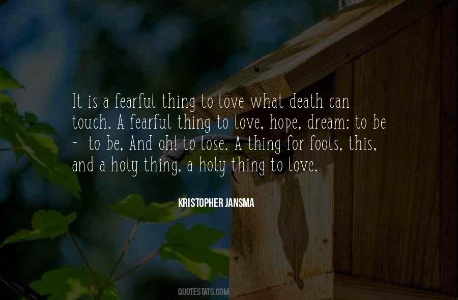 Can't Lose Hope Quotes #1140580
