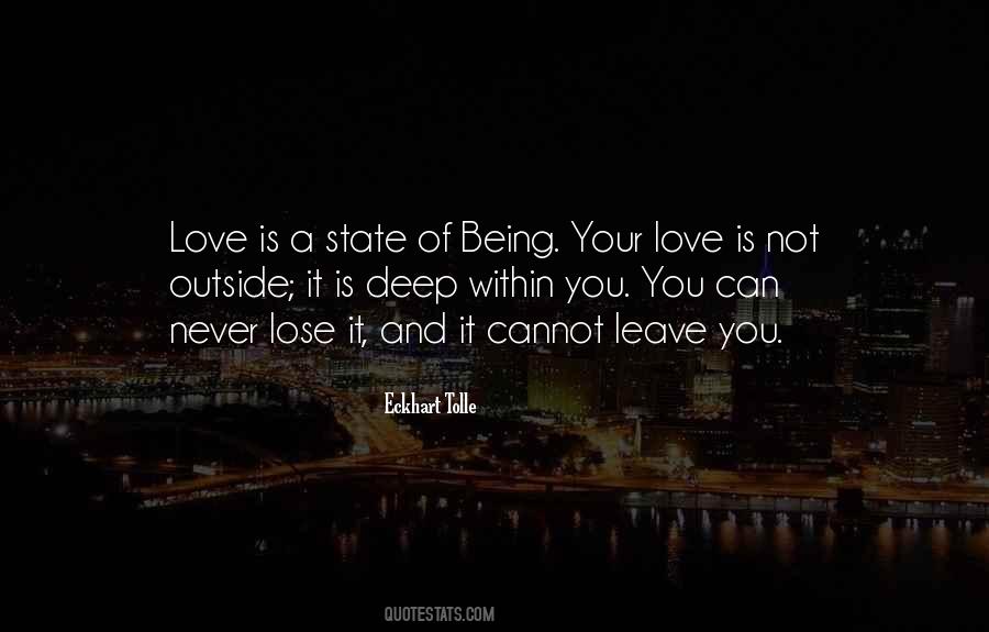 Can't Lose Love Quotes #352115