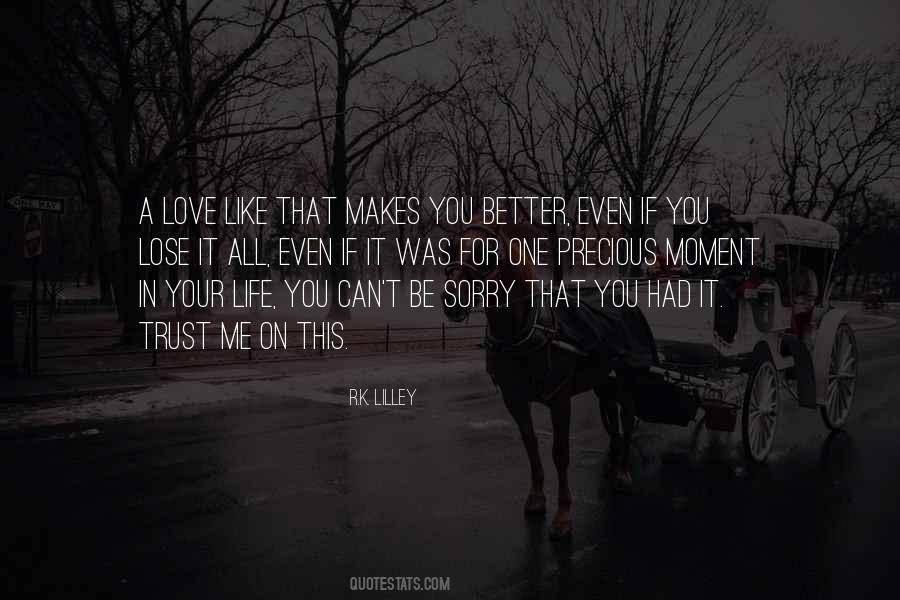 Can't Lose You Love Quotes #1067310