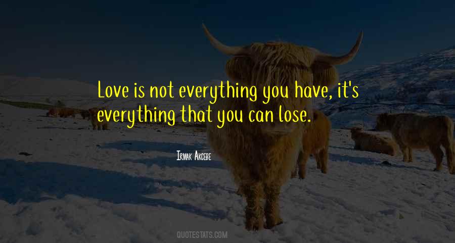 Can't Lose You Love Quotes #1640617