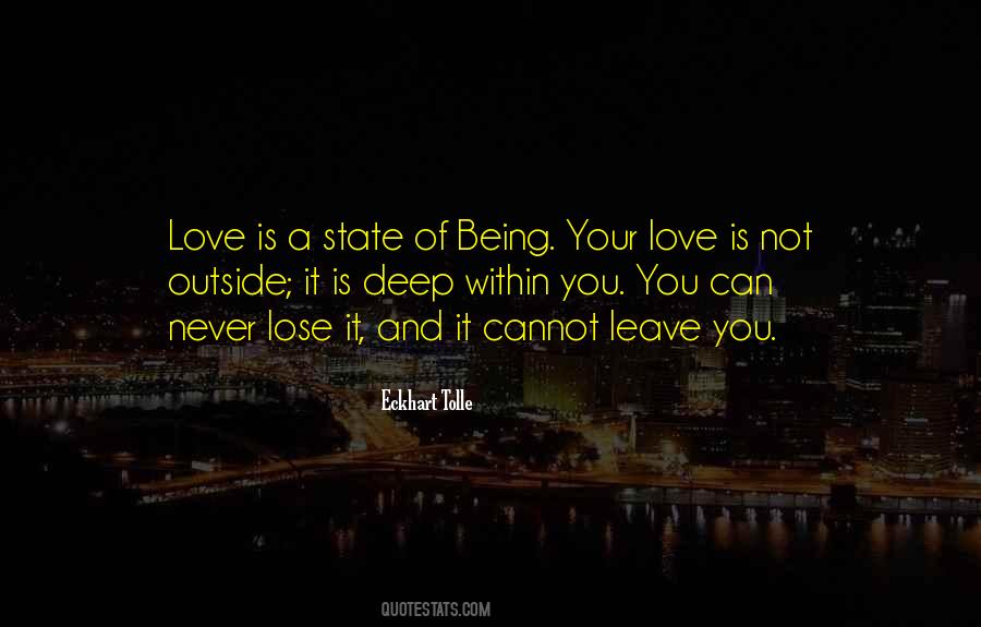 Can't Lose You Love Quotes #352115