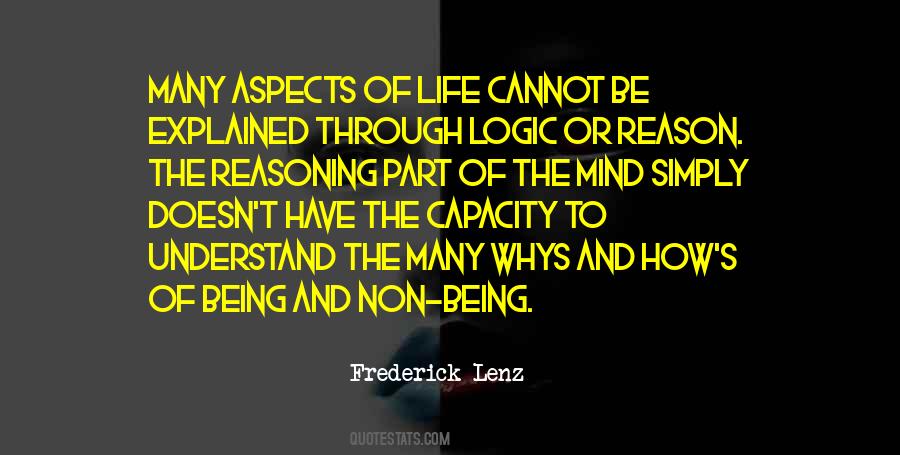 Quotes About Logic And Reason #254046