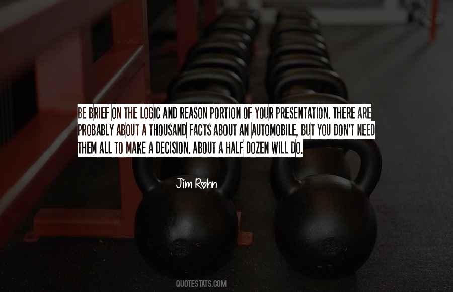 Quotes About Logic And Reason #856685