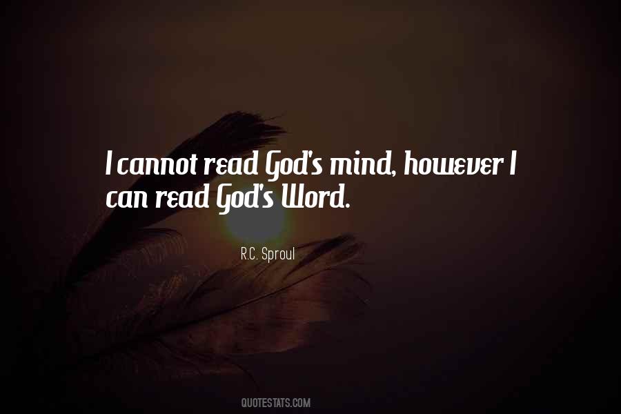 Can't Read Mind Quotes #459543