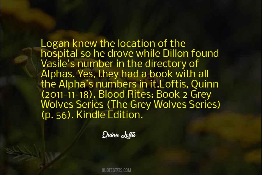 Quotes About Logan #1428651