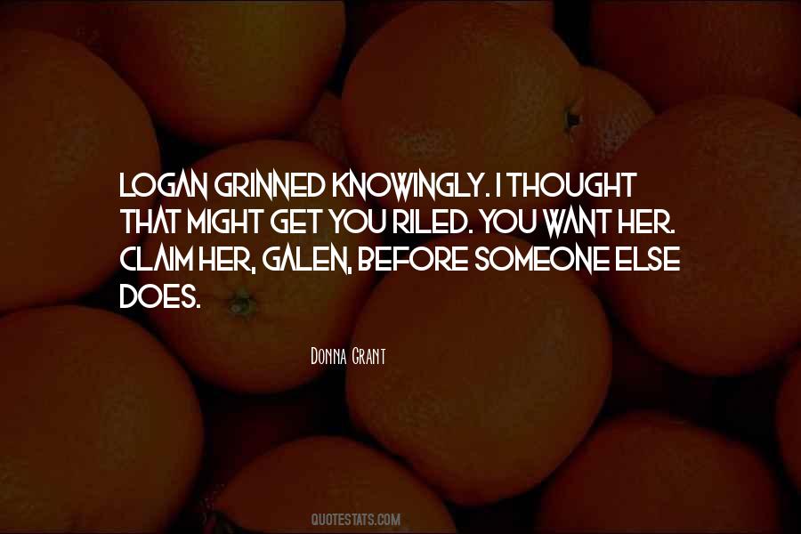 Quotes About Logan #1765026