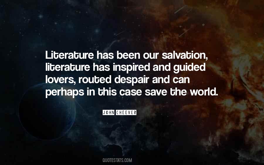 Can't Save The World Quotes #427882