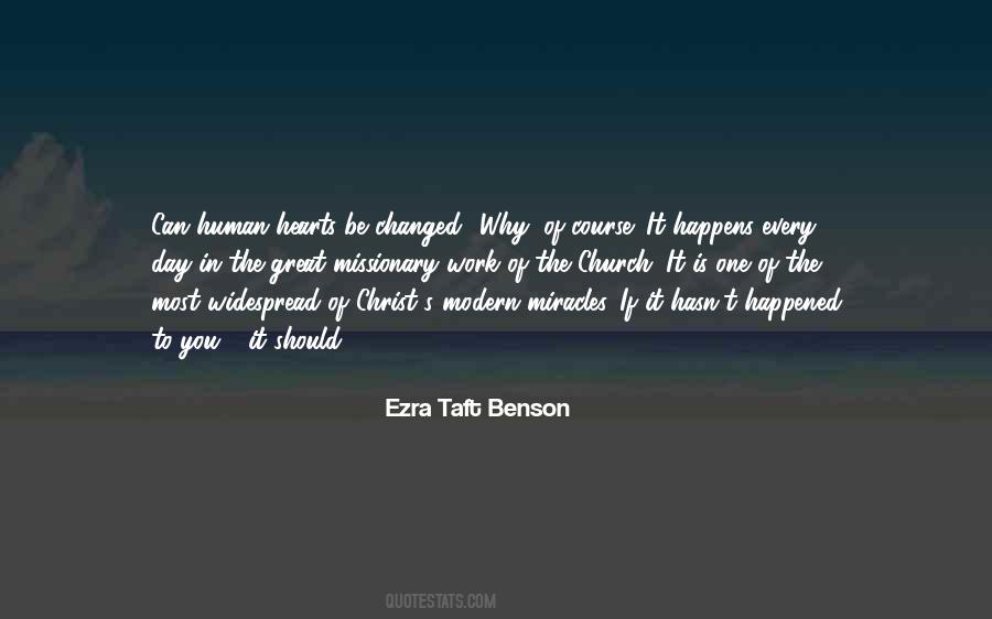 Missionary Work By Ezra Taft Benson Quotes #150405