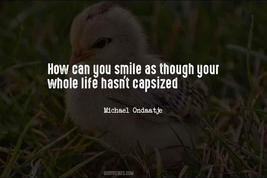 Can't Smile Quotes #95774