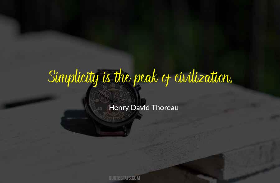 Thoreau Simplicity Quotes #1322488