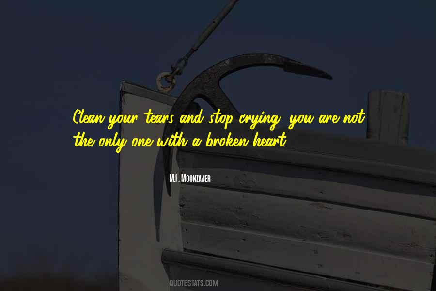 Can't Stop Crying Quotes #344298