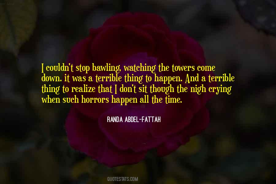 Can't Stop Crying Quotes #920996