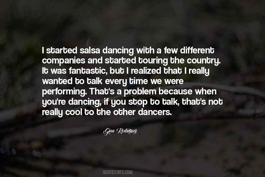 Can't Stop Dancing Quotes #1448626