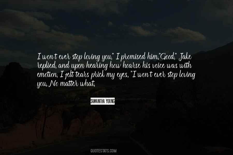 Can't Stop My Tears Quotes #538291