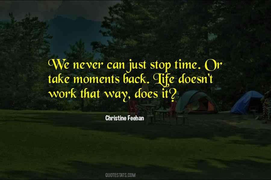 Can't Stop Time Quotes #539313