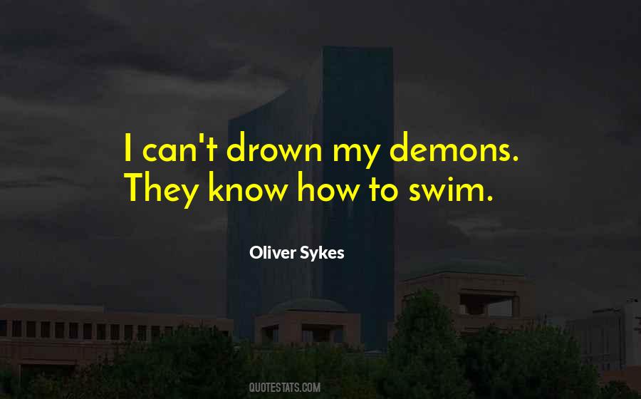 Can't Swim Quotes #1119175