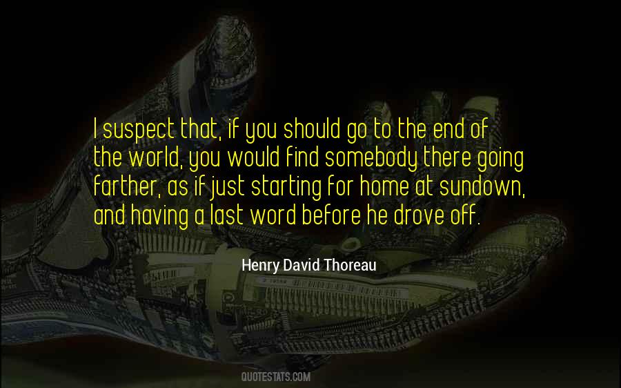 End Of The Word Quotes #1028619