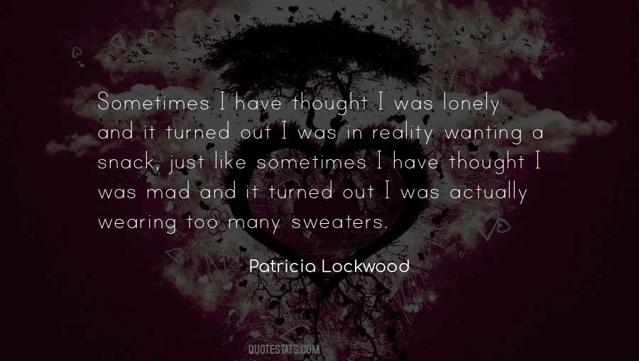Quotes About Lockwood #739066