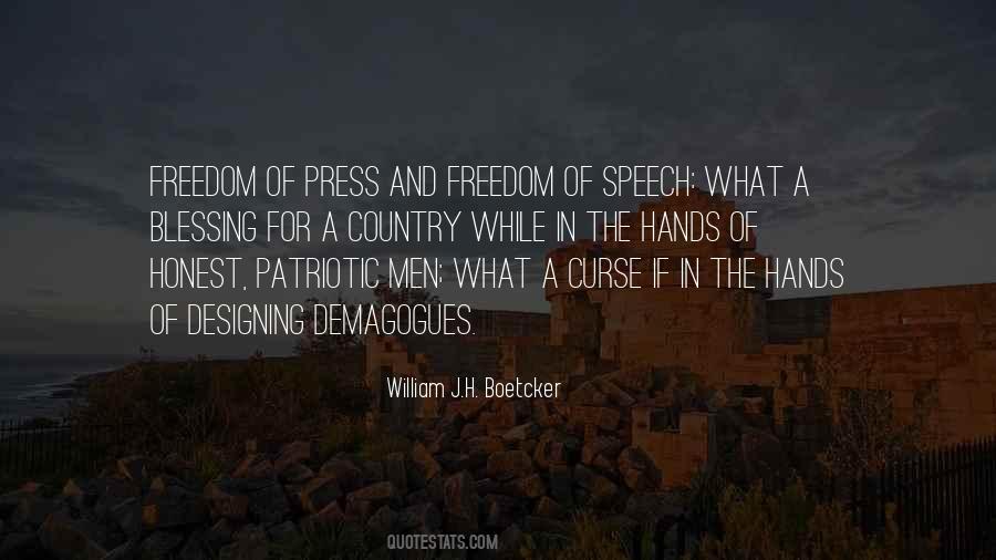 Speech Freedom Quotes #183628