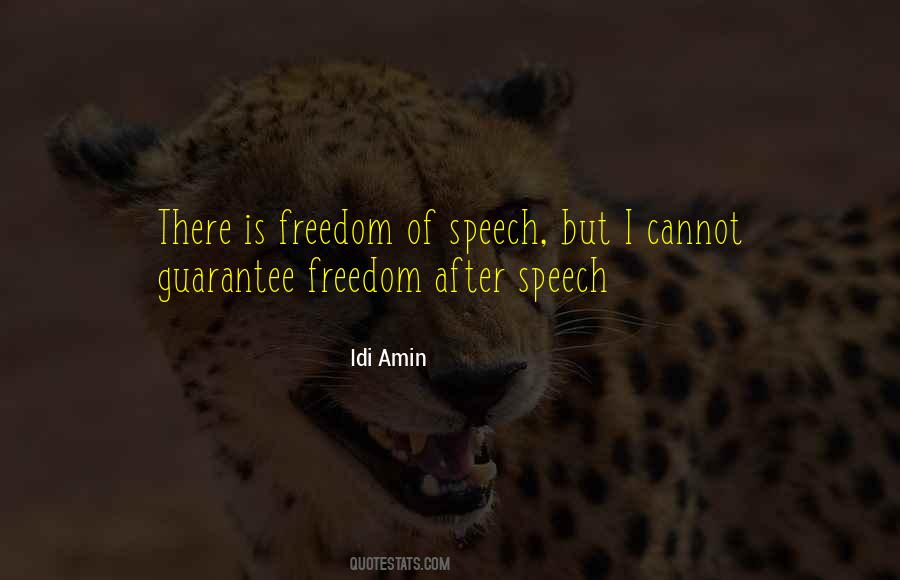 Speech Freedom Quotes #204153