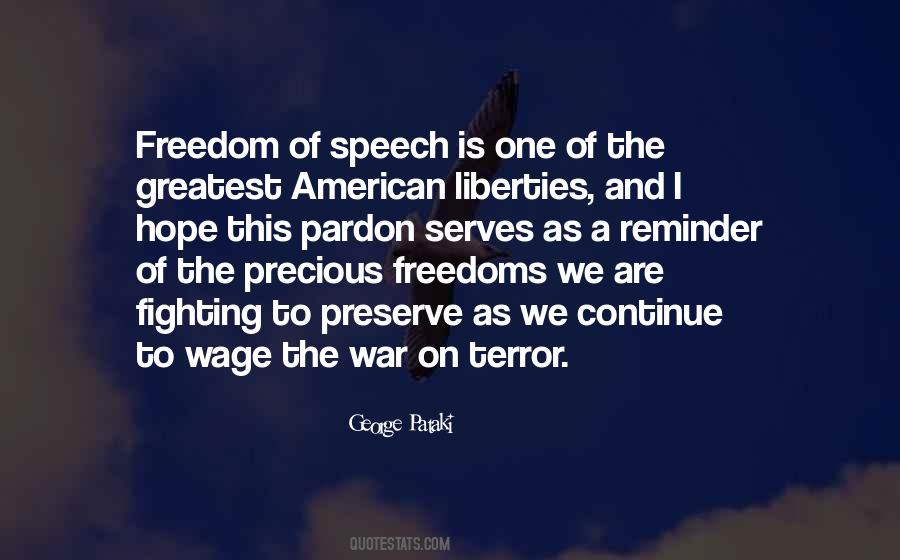 Speech Freedom Quotes #230328
