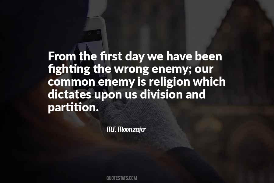 Wrong Enemy Quotes #920738