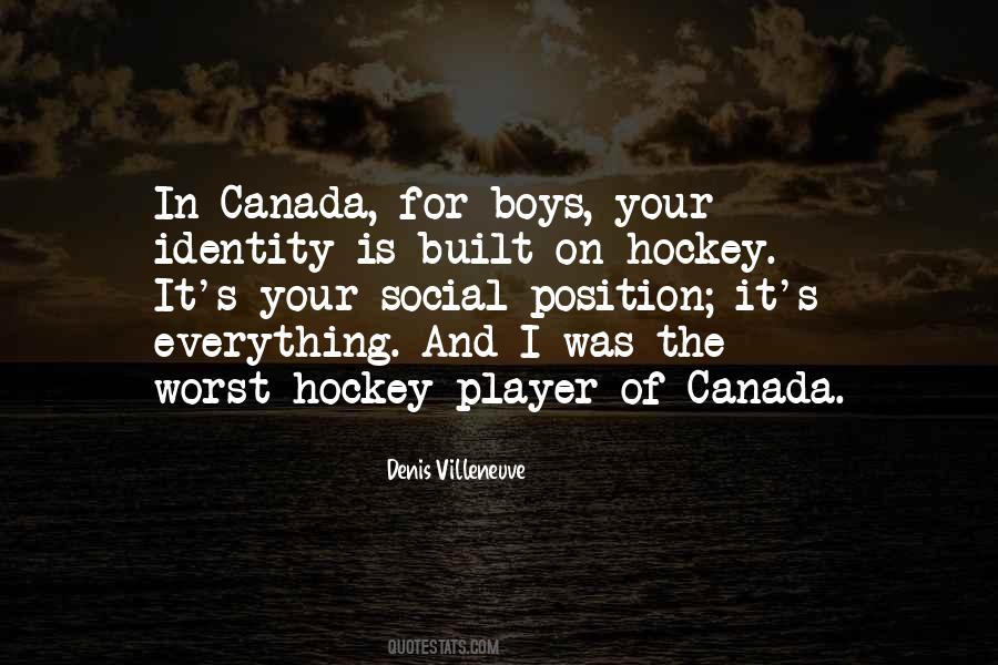 Canada Hockey Quotes #995201