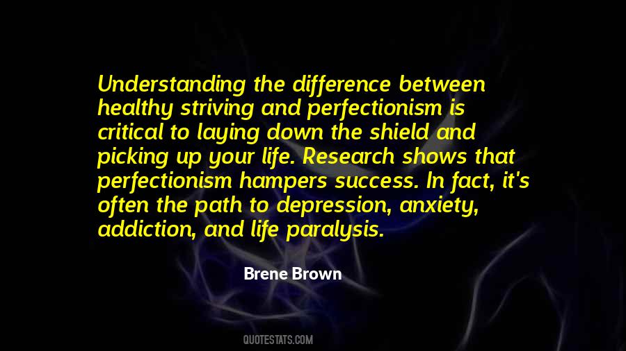 Perfectionism Brene Brown Quotes #319597