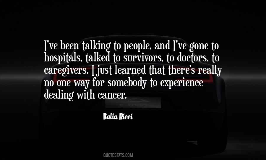 Cancer Doctors Quotes #1251176