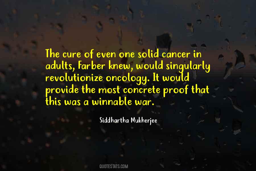 Cancer Oncology Quotes #795185