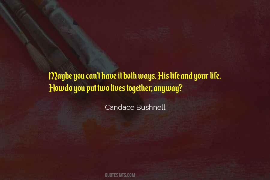 Candace Bushnell Carrie Diaries Quotes #762350