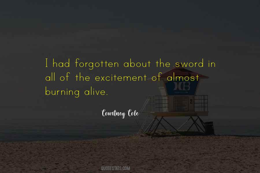 Burning Sword Quotes #1463810