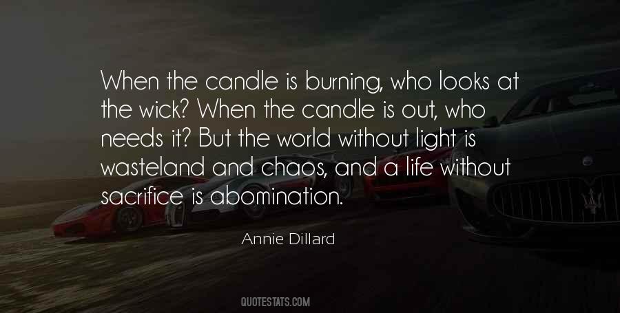 Candle Burning Quotes #1824829