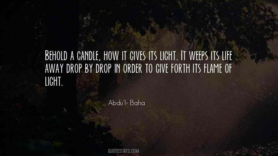 Candle Light Life Quotes #533570