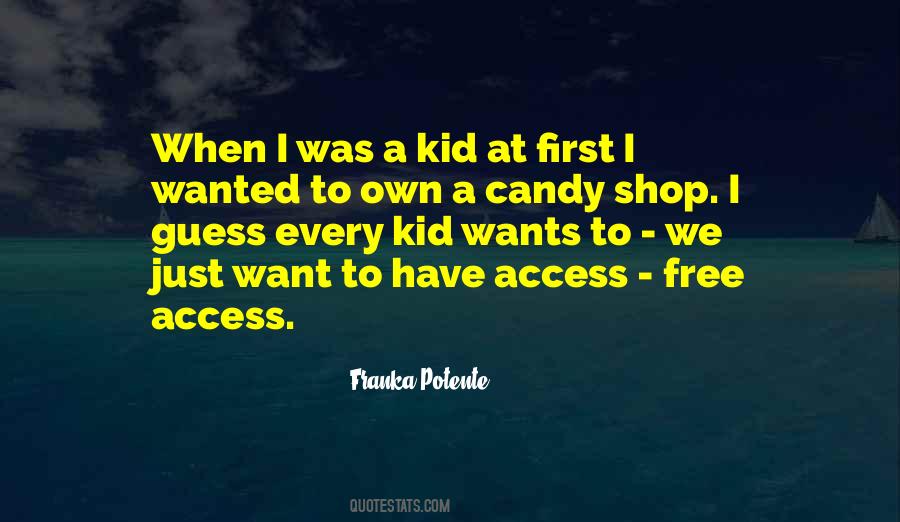 Candy Shop Quotes #544697